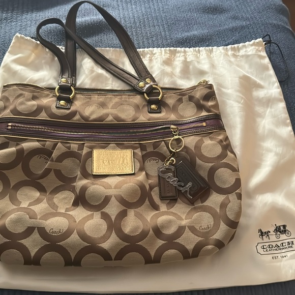 New brown coach bag - Picture 1 of 4